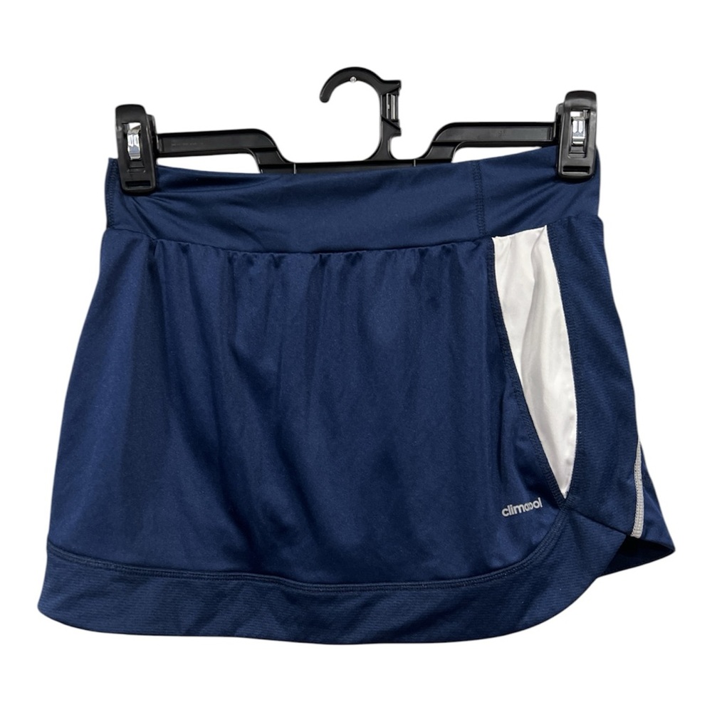 Adidas Stripes Logo Climacool Tennis Skorts Pull On Skirt Stretch Small